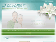 Tablet Screenshot of hastings-dentist.com